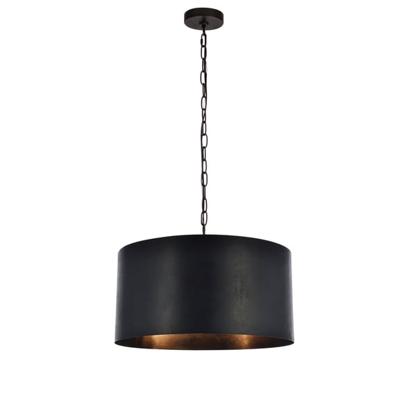 Radiance 3 Light Pendant in Vintage Black