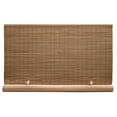 thumbnail image 1 of Radiance Cordless Blinds for Outdoor and Indoors, PVC Window Shades for Porch, Woodgrain, 4' x 6', 1 of 6