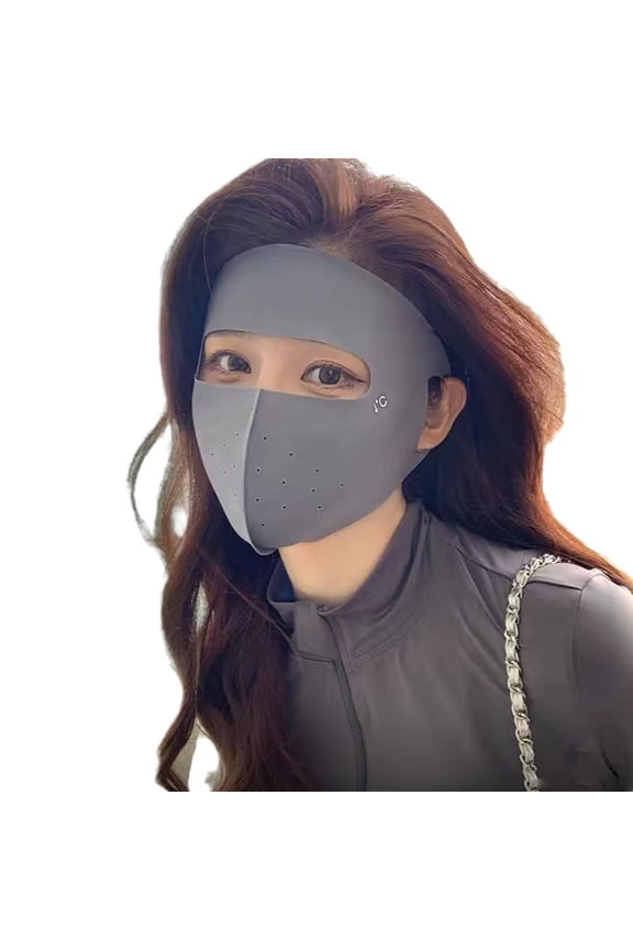 Full Face Sun Protection Veil for Women, Summer UV Protection and Shade New J0