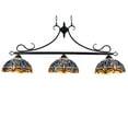 thumbnail image 1 of Radiance Goods Dragonfly Tiffany-Style 3 Light Island Pendant 25" Wide, 1 of 5