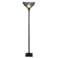 thumbnail image 1 of Radiance Goods Mission Tiffany-Style Blackish Bronze 1 Light Torchiere Lamp 14" Wide/70 Tall, 1 of 5