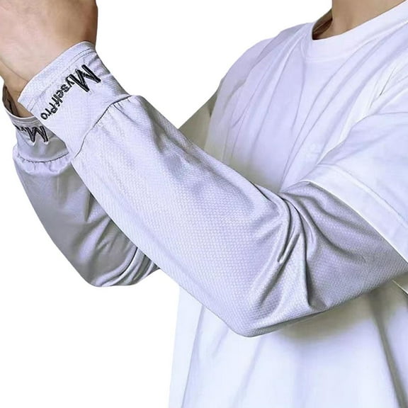 Radiance Ice Sleeves Men Sun Protection Loose Cycling Fishing Perlindungan. Arm Work