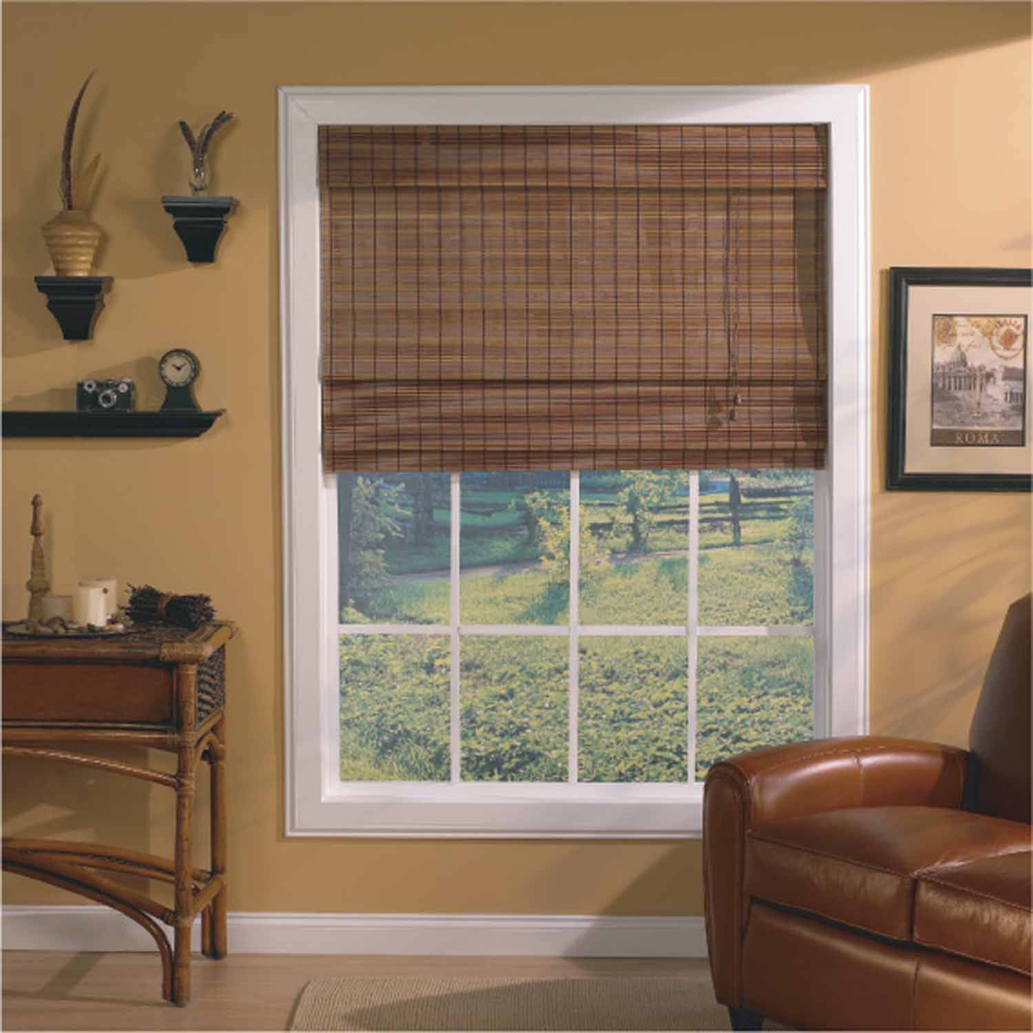 Radiance Maya Natural Woven Roman Shades