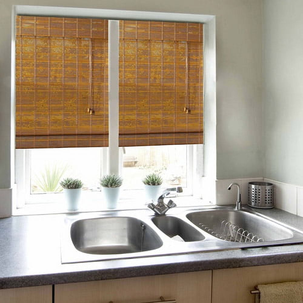 Radiance Monterrey Natural Woven Bamboo Roman Shades