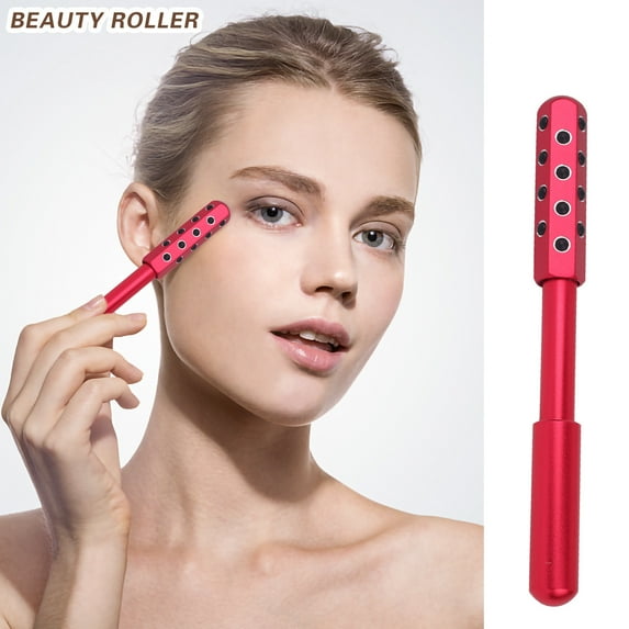 Radiance Roller - Germanium Stone Uplifting Face Beauty Massage Tool/Roller/Wand for Skin Tightening, De-Puffing, Sculpt/Lift, Anti-Aging | Uplift Face Roller, Facial Roller