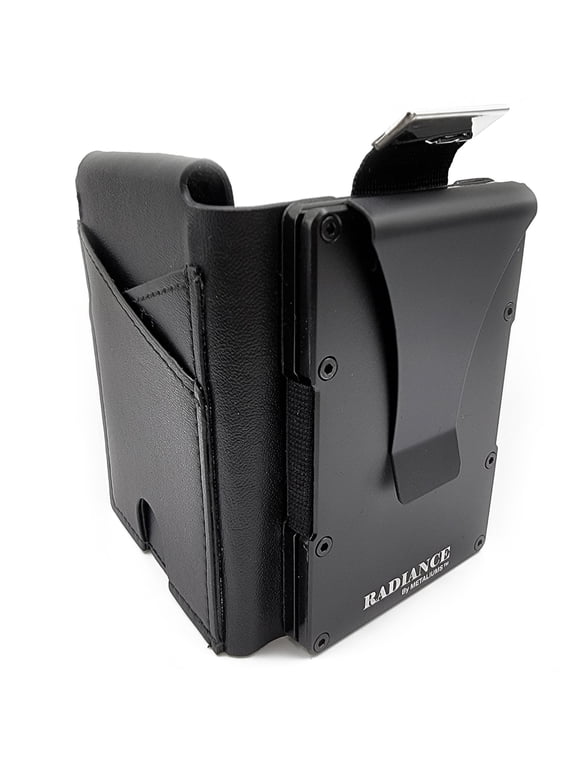 Slim Minimalist Wallets For Men & Women Radiance - Genuine Leather Credit Card Holder Front Pocket RFID Blocking Wallet With Gift Box