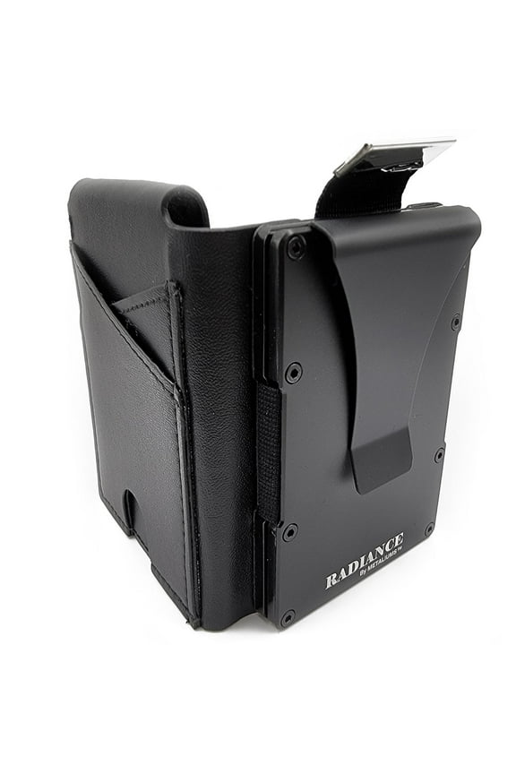 Slim Minimalist Wallets For Men & Women Radiance - Genuine Leather Credit Card Holder Front Pocket RFID Blocking Wallet With Gift Box