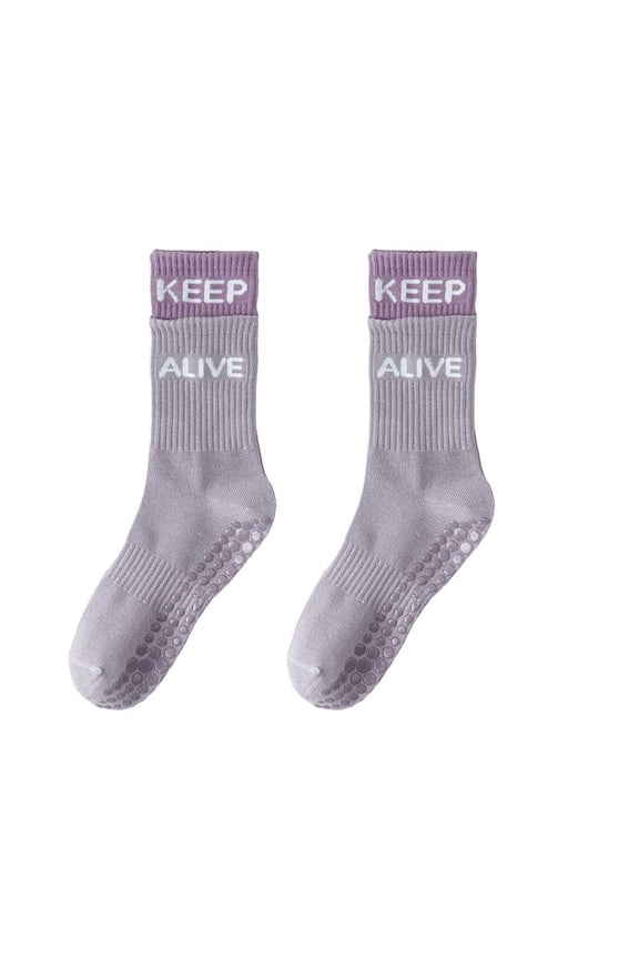 Yoga Socks Anti-Slip Quick-Dry Damping Pilates Ballet Socks Gripy Good I5G