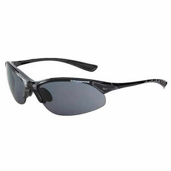 Radians Safety Glasses, Gray, Black 1541