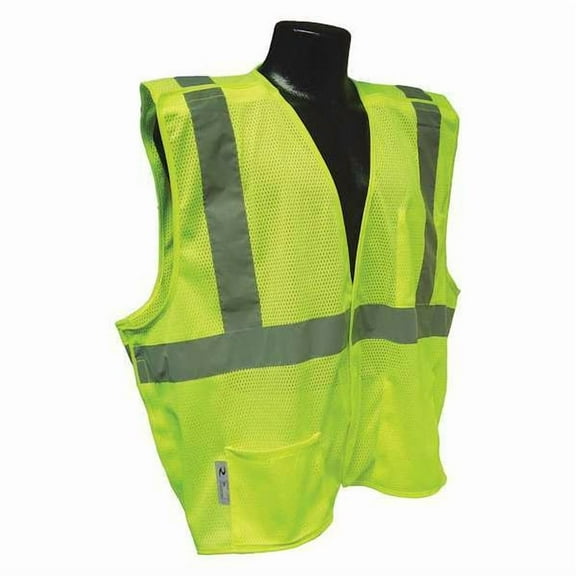 Radians 4XL High Visibility Vest, Silver SV4GM4X