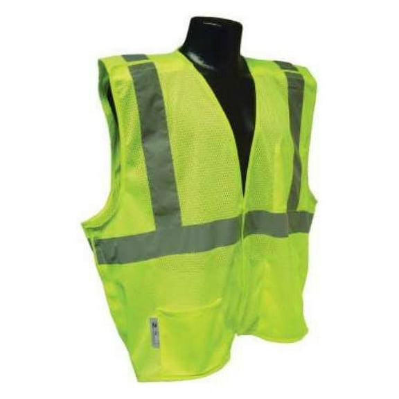 Radians Large High Visibility Vest, Silver SV4GML