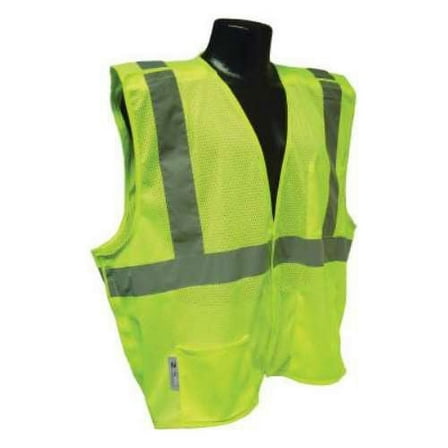 Radians Large High Visibility Vest, Silver SV4GML