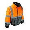 thumbnail image 1 of Radians SJ110B-3ZOS-3X Class 3 Two-in-One High Visibility Bomber Safety Jacket, 3X-Large, Hi-Viz Orange, 1 of 7