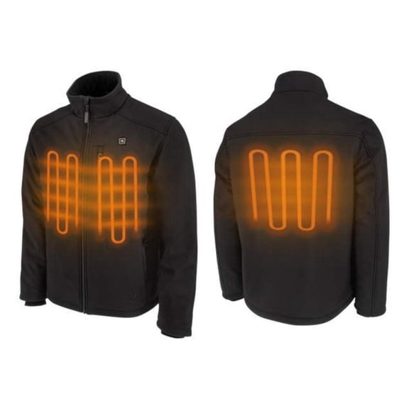 Radians Men's Heated Soft Shell Jacket L