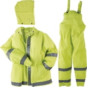 Radians Neese Econo-Viz Hi-Visibility Detachable Hood Rain Suit Unisex XXL
