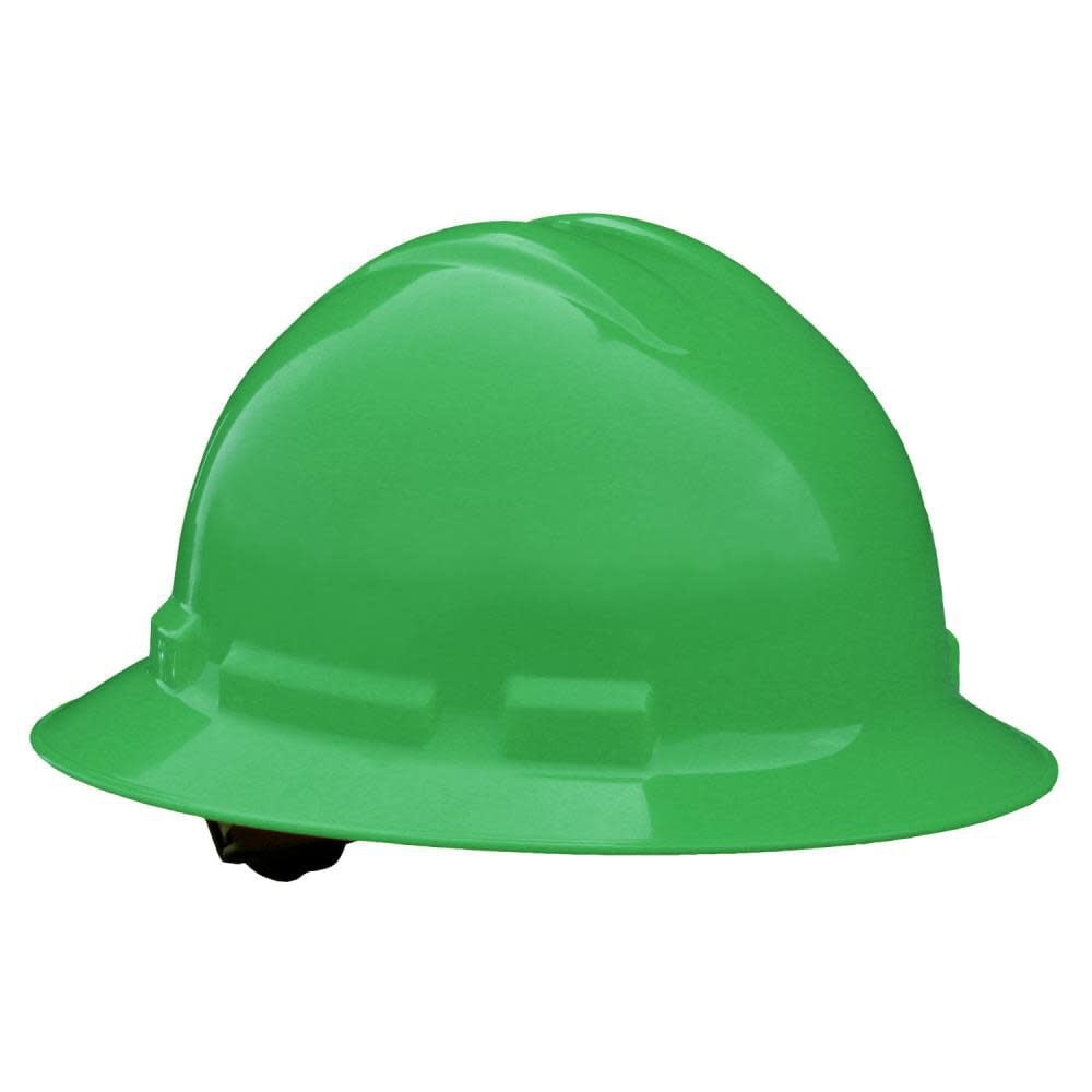 Radians Quartz™ Full Brim Hard Hat Green - QHR6-GREEN
