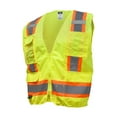 thumbnail image 1 of Radians Rad Wear ANSI Class 2 Hi Vis Green Safety Vest, XL, 1 of 8