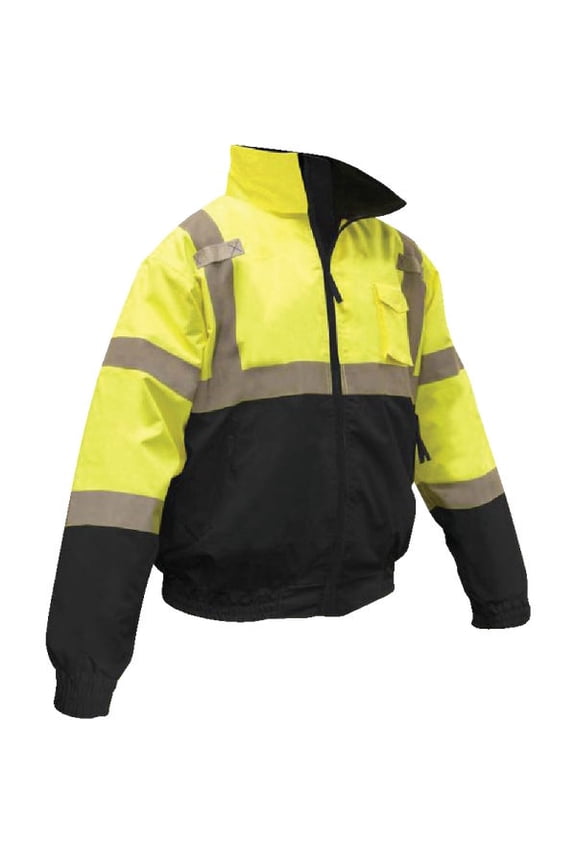 Rad Wear ANSI Class 3 Hi Vis Green Safety Jacket XL