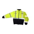 thumbnail image 1 of Radians SJ11QB-3ZGS Weather Proof Jacket with Quilted Built  Hi Viz Green / Black, 1 of 5