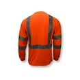 thumbnail image 1 of Radians ST21 Class 3 Long Sleeve Safety T-Shirt Hi-Vis Green Max-Dri Mesh, 1 of 4