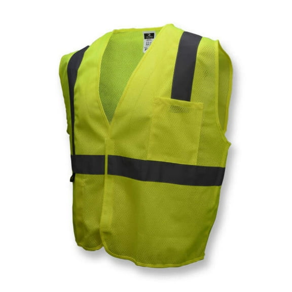 Radians SV2GM Class 2 Velcro Front Mesh Safety Vest-2 pockets