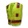 thumbnail image 1 of Radians SV62 Safety Vest Class 2 Two Tone Solid Twill Orange Large Hi Vis Green, 1 of 5