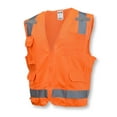 thumbnail image 1 of Radians Men's SV7 Surveyor Type R Class 2 Safety Vest Hi-Vis Orange - SV7O, 1 of 7