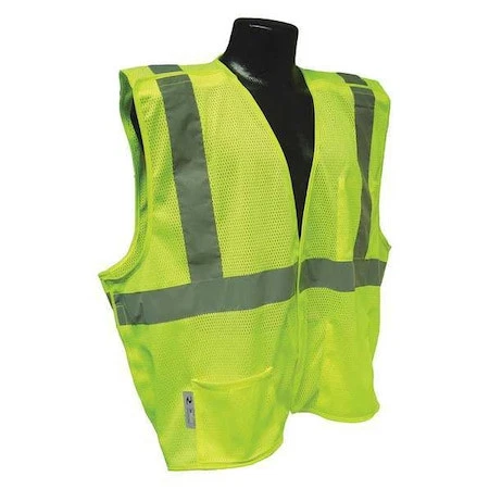 Radians Sv4gm4x 4Xl High Visibility Vest, Silver