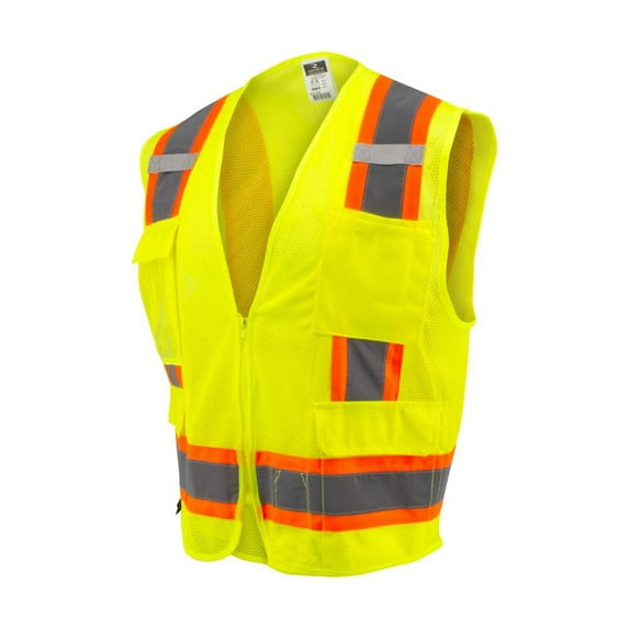 Radians Sv6 Two Tone Surveyor Type R Class 2 Mesh Safety Vest Hi-Vis 4X