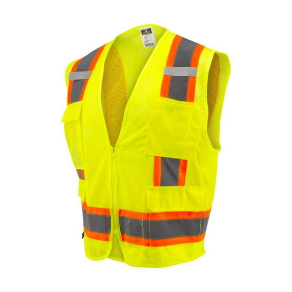 Radians Sv6 Two Tone Surveyor Type R Class 2 Mesh Safety Vest Hi-Vis Xl