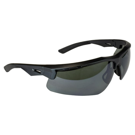 Radians Thraxus™ Safety Eyewear - Black Metal - Smoke Polarized Lens