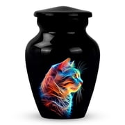 Radiant Aura Cat Urn For Ashes For Women - Adult Urns For Human Ashes Male - Burial Urns For Adult Human Ashes - Keepsake Urns For Ashes Small - Urns For Ashes Adult Female Mom Size -3",1Pc