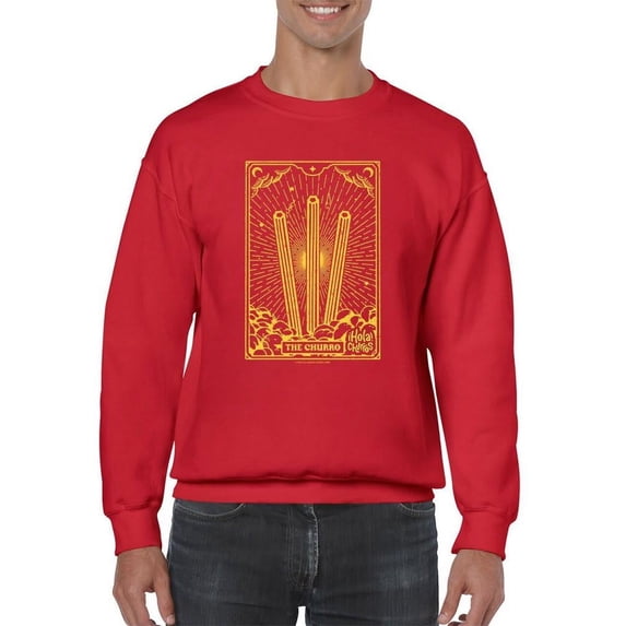 Radiant Churro Art Deco Style Graphic Design Men's Sweatshirt