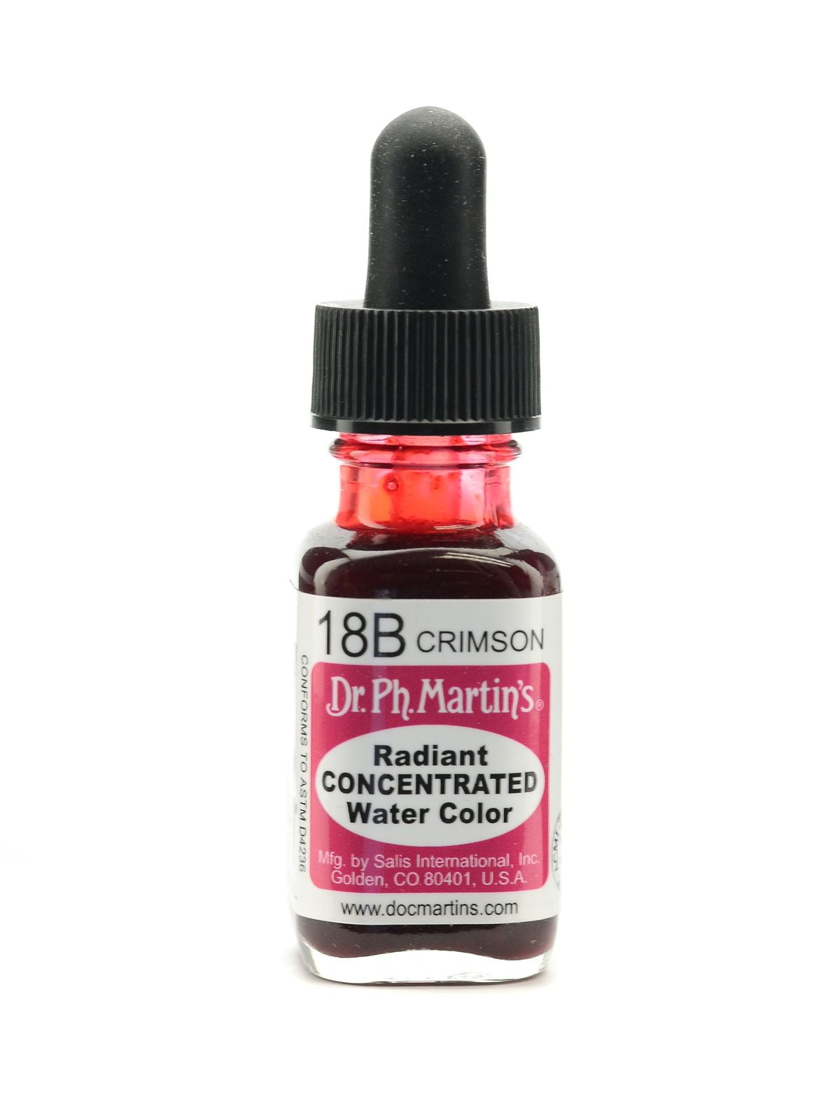Radiant Concentrated Watercolors crimson, 1/2 oz. (pack of 3)