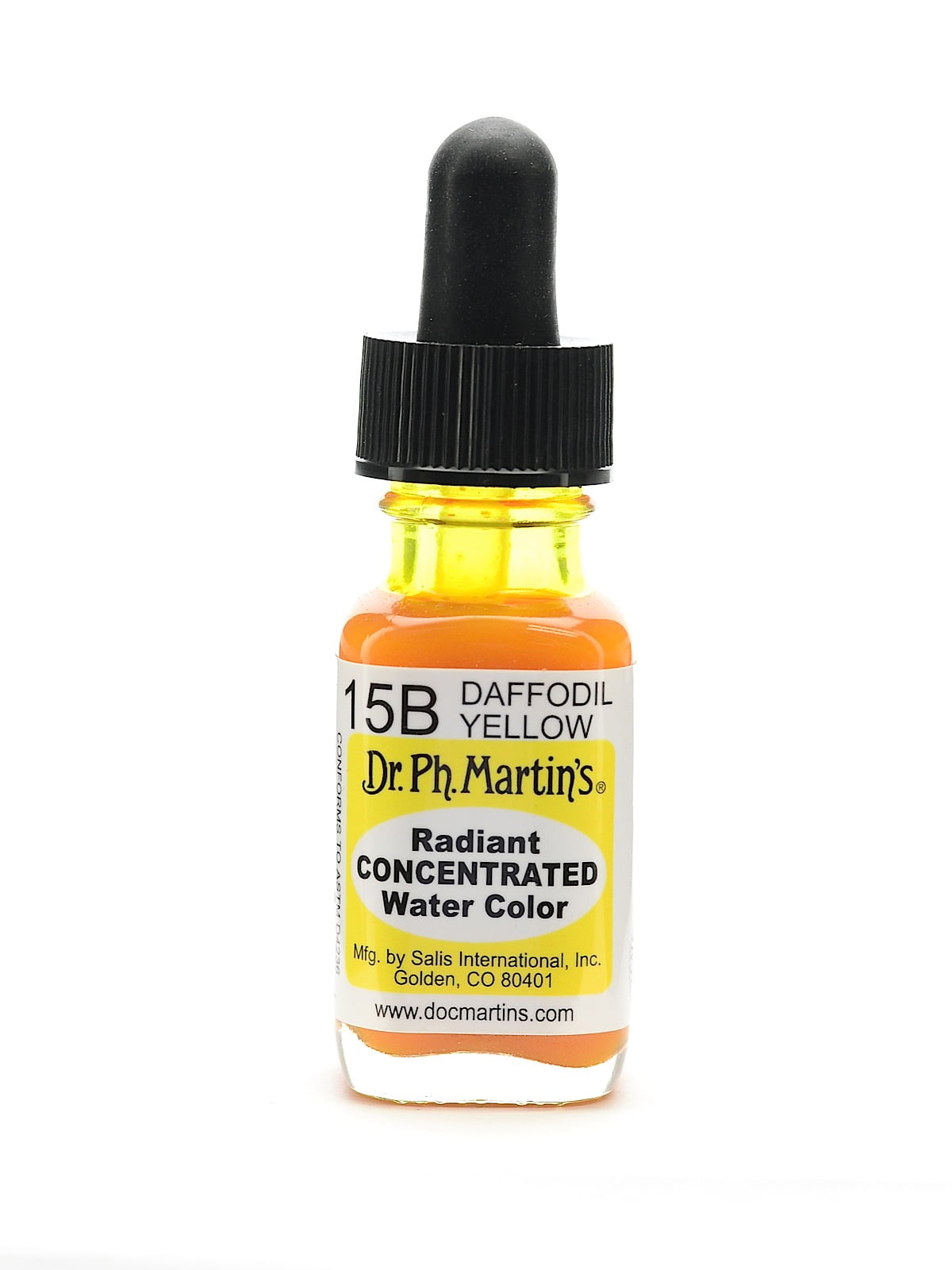 Radiant Concentrated Watercolors daffodil yellow, 1/2 oz. (pack of 3)