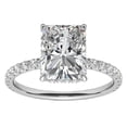 thumbnail image 1 of Radiant Cut 3/4 Carat Moissanite Rings for Women S925 Sterling Silver D Color Lab Grown Diamond Wedding Ring for Bride Diamond Promise Ring Fiancee Wife Anniversary Rings, 1 of 7
