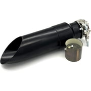 Radiant Cycles Shorty GP Exhaust for 2024-2025 Kawasaki Ninja 500 Black Baffle Bundle