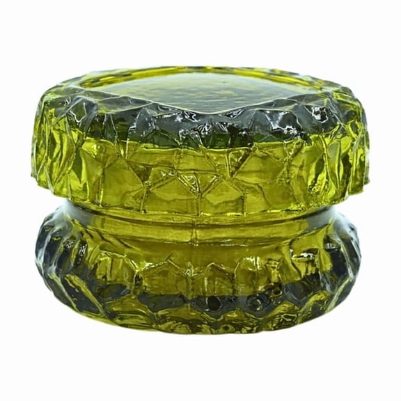 Radiant Diamond-Cut Glass Candle Jar – Elegant Design for Any Decor, Reflects Light to Create a Warm Glow, Perfect for Your Treasured Candles