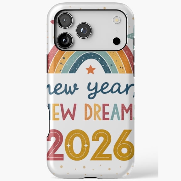 Radiant Dreams 2026 Rainbow iPhone Case 17 16 15 14 13 12 11 Pro Max