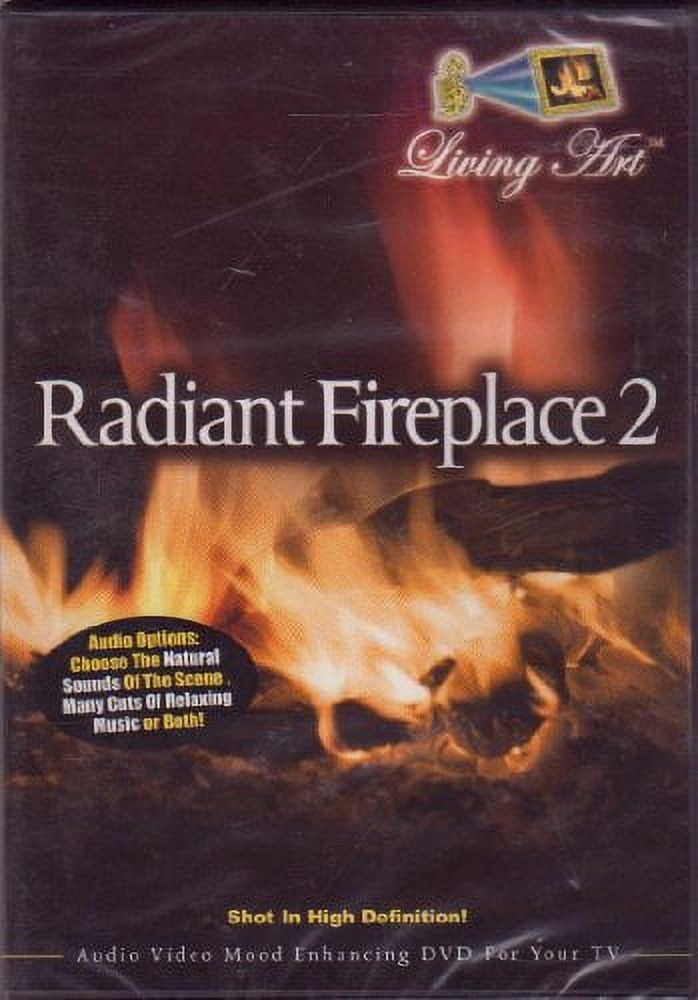 Timeless Media Cozy Cracklin' Fireplace DVD, Relaxing Movie