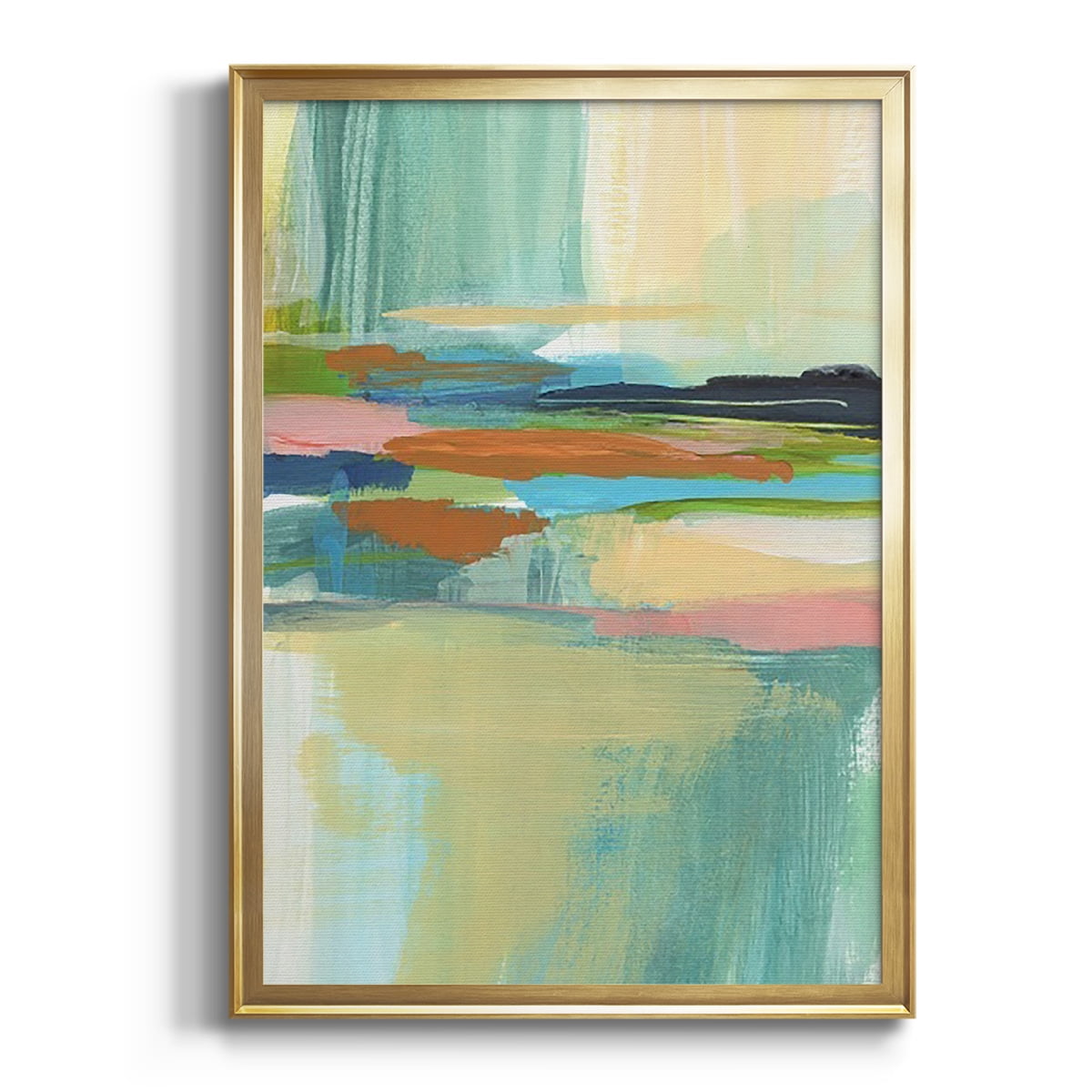 Radiant Horizon I Premium Framed Print, in Gold, Black, or Silver - Ready to Hang