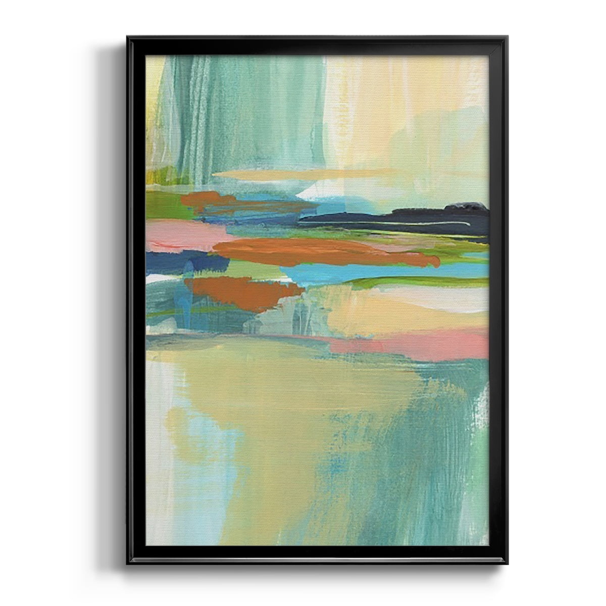 Radiant Horizon I Premium Framed Print, in Gold, Black, or Silver - Ready to Hang