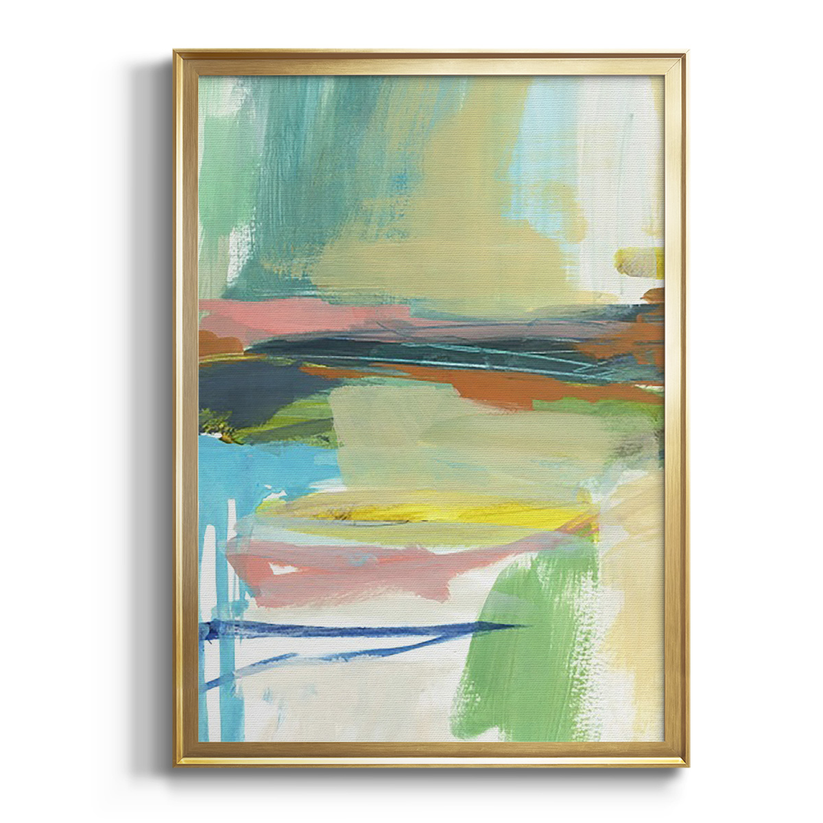 Radiant Horizon III Premium Framed Print, in Gold, Black, or Silver - Ready to Hang