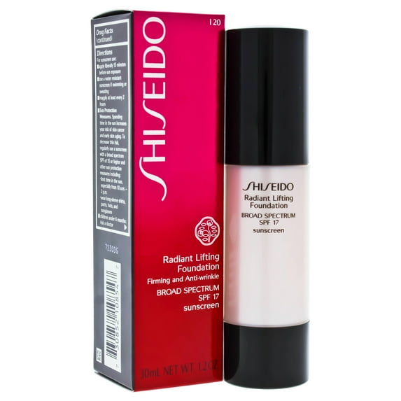 Radiant Lifting Foundation SPF 17 - I20 Natural Light Ivory by Shiseido for Women - 1.2 oz Foundation