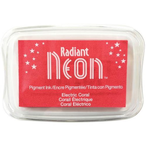 Radiant Neon Ink Pad-Electric Coral