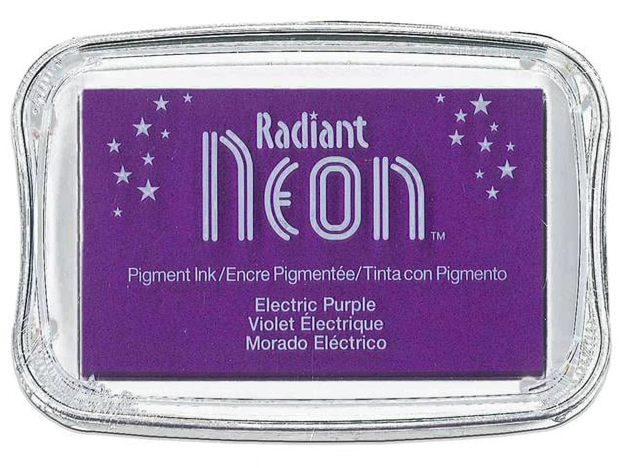 Electric Blue Radiant Neon Ink Stamp Pad