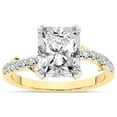 thumbnail image 1 of Radiant Shape 1 Carat IGI Certified Lab Grown Diamond Ring | 14K Yellow Gold | Phoebe Twigs Diamond Ring | FG-VS1-VS2 Quality Friendly Diamonds, 1 of 5