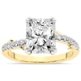 thumbnail image 1 of Radiant Shape 5 Carat IGI Certified Lab Grown Diamond Ring | 14K Yellow Gold | Phoebe Twigs Diamond Ring | FG-VS1-VS2 Quality Friendly Diamonds, 1 of 4