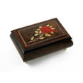 thumbnail image 1 of Radiant Single Stem Red Rose Musical Jewelry Box - Diamond's Are A Girls Best Friend - SWISS, 1 of 2