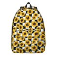 thumbnail image 1 of Radiant Sunflower Print Backpack with Dedicated Device Protection, Versatile School Companion, Comfortable Design, Encouraging Gift, 1 of 5